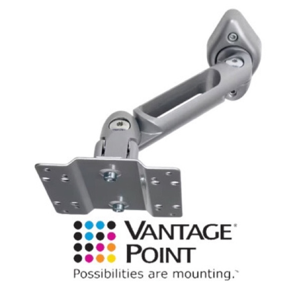 Vantage Point LCD Single Arm Television Wall Mount, Silver‎ - 13”-30”TVs, NWOT